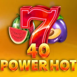 40 Power Hot logo by Amusnet Interactive at Robocat Casino