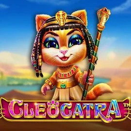 Slots logo of Cleocatra from Pragmatic Play at Robocat Casino