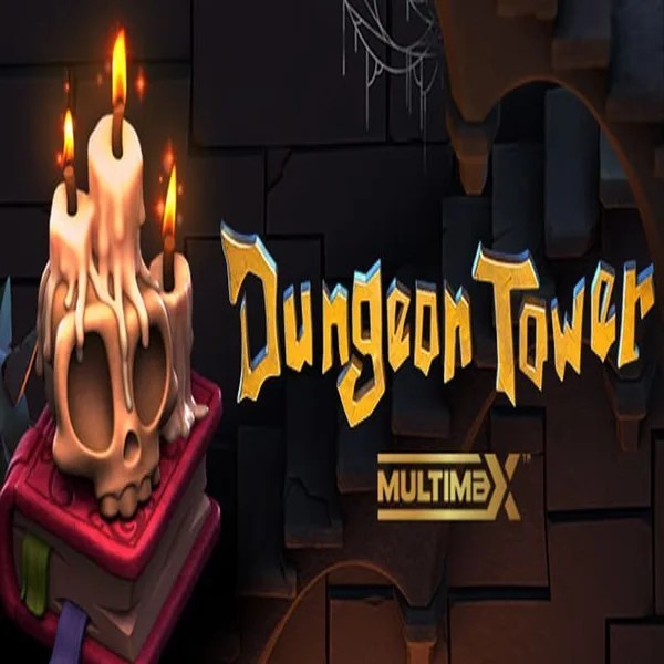 Dungeon Tower logo by Peter & Sons at Robocat Casino