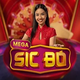 Official Live Casino logo: Mega Sic Bo by Pragmatic Play at Robocat Casino