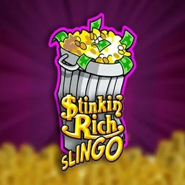 Stinkin Rich Slingo slot visual from Slingo available on robocats.at