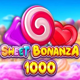 Sweet Bonanza 1000 casino game by Pragmatic Play – featured logo at Robocat Casino