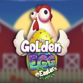 The Golden Egg Easter slot icon by Spinmatic, available at Robocat Casino